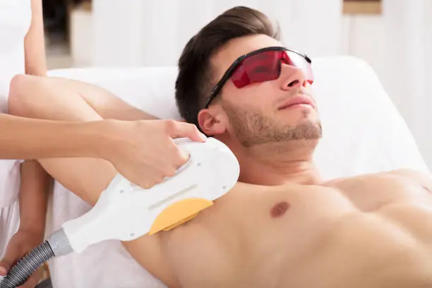 Jawline laser treatment